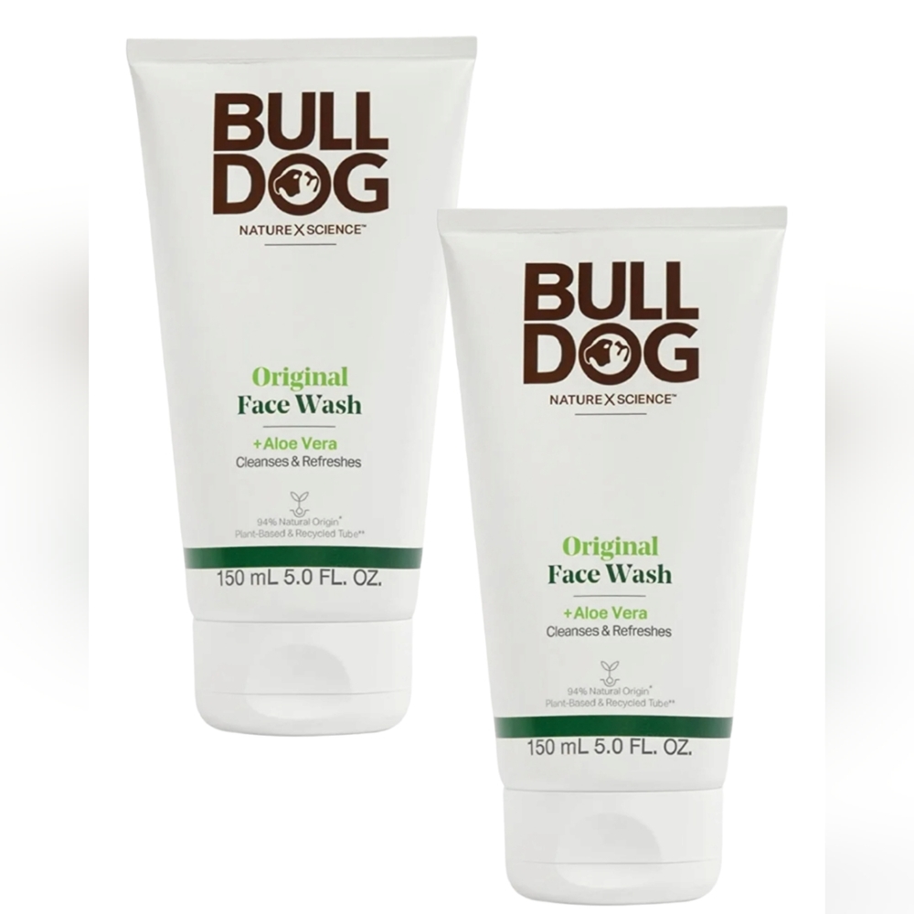 Bull Dog Original Face Wash 150ml 5.0 oz